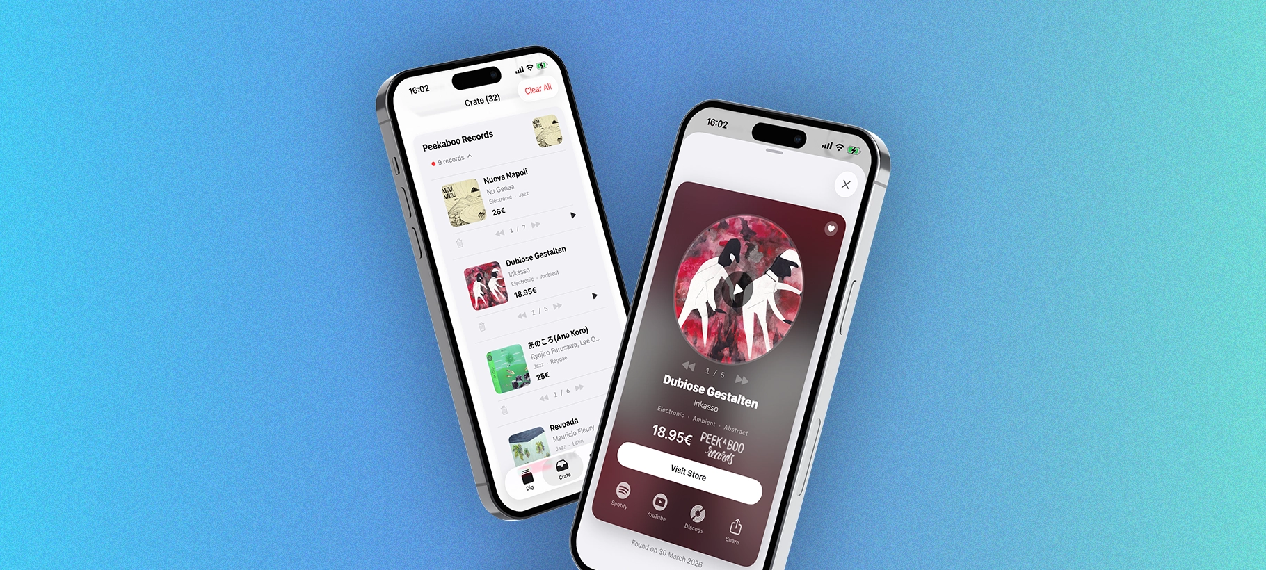 Vinyl Swiper iOS app project cover